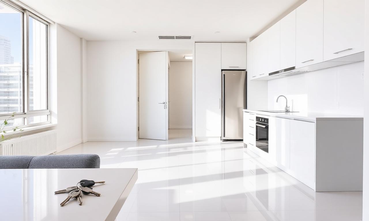 Spotless Melbourne rental apartment after an end of lease clean